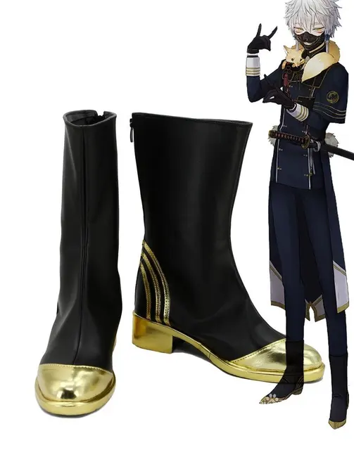 Touken Ranbu Online Game Nakigitsune Cosplay Shoes Boots Custom Made Touken Ranbu Online Game Nakigitsune Cosplay Shoes Boots Custom Made