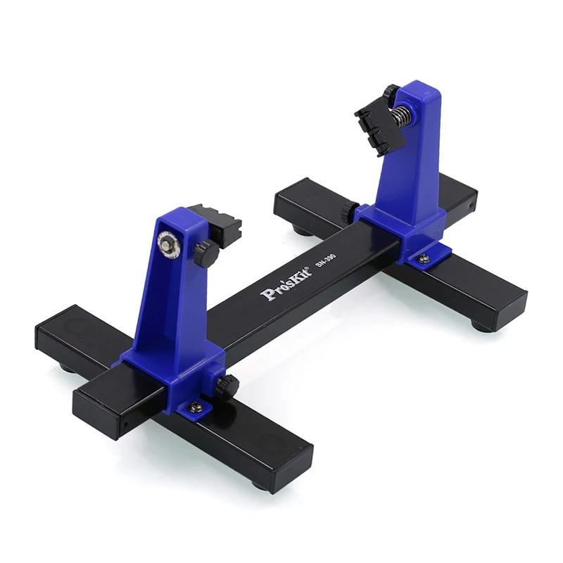

SN-390 Adjustable PCB Holder Stand Printed Circuit Board Clamp for Soldering Work Station Repair Tool 360 Degree Rotation