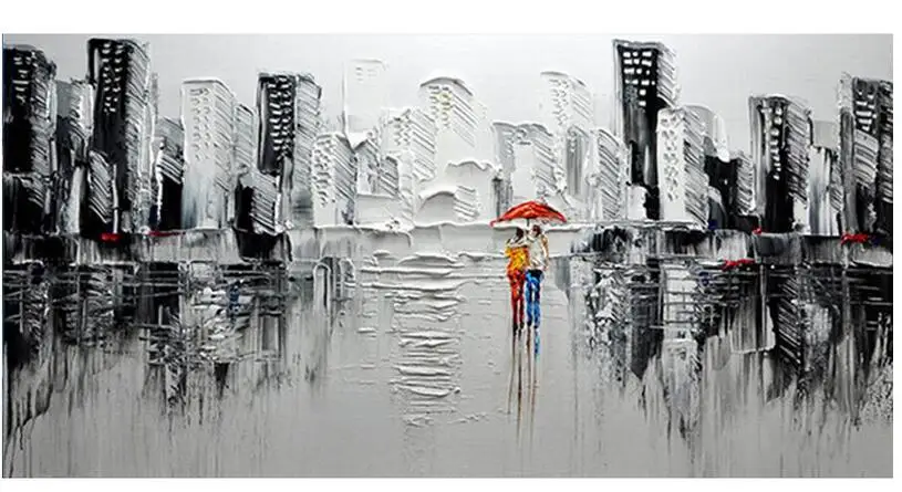 rain city view