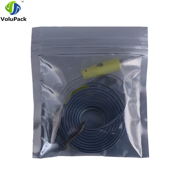 

8x9cm 100pcs Translucent Barrier Waterproof Self Seal ESD Anti Static Zip Lock Packaging Bag For Mobile Phone Spare Parts