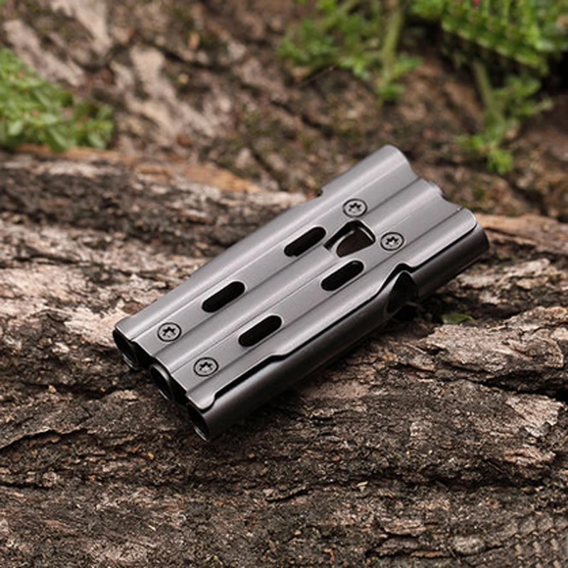Outdoor sportswear stainless steel whistle 3 tube 120 decibel waterproof durable portable survival whistle Outdoor sportswear stainless steel whistle 3 tube 120 decibel waterproof durable portable survival whistle