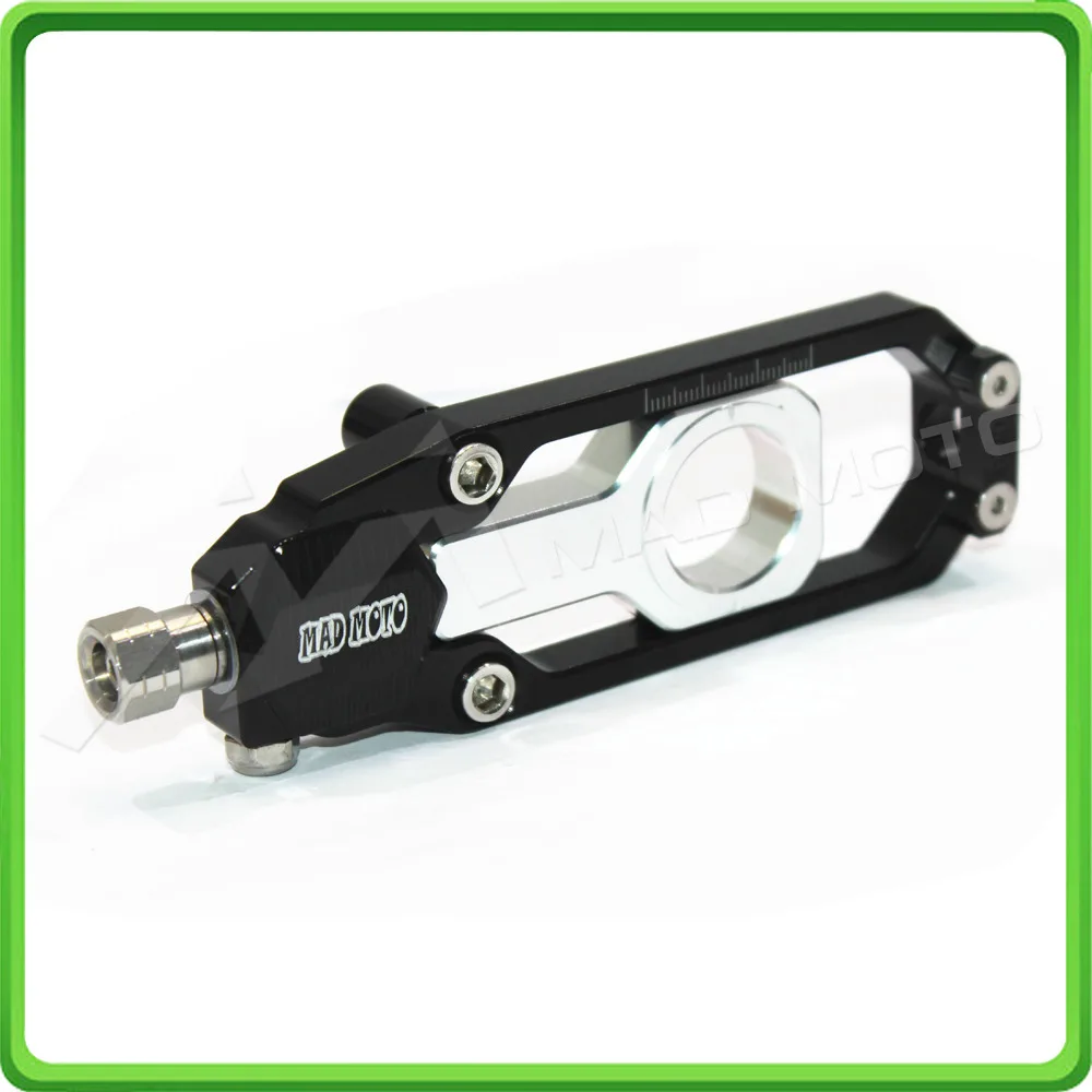 Motorcycle Chain Tensioner Adjuster fit for HONDA CBR 600 RR CBR600RR 2005 2006 Black & Silver (6)