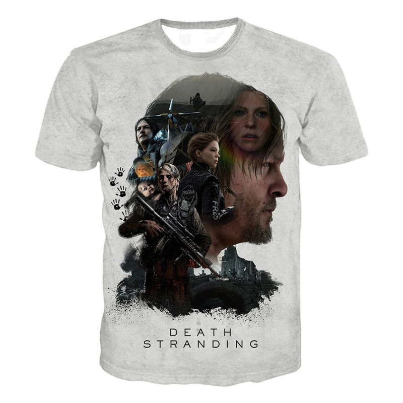 

2019 Newset Death Stranding 3D Printed T Shirts Spring Tops Summer Tees Men Women Short Sleeve Casual Personaity T Shirts
