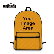 Dispalang школьные сумки персонализированные сумки под заказ 3D печать ноутбука Рюкзаки мужские дорожные сумки mochilas bookbags Рюкзак