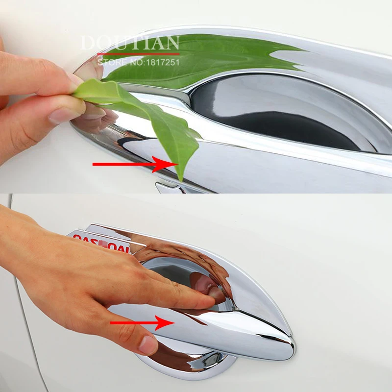 

High Quality ABS Chrome Side Door Handle Cover Trim For Renault Kadjar Car Styling 2017 2015 2016