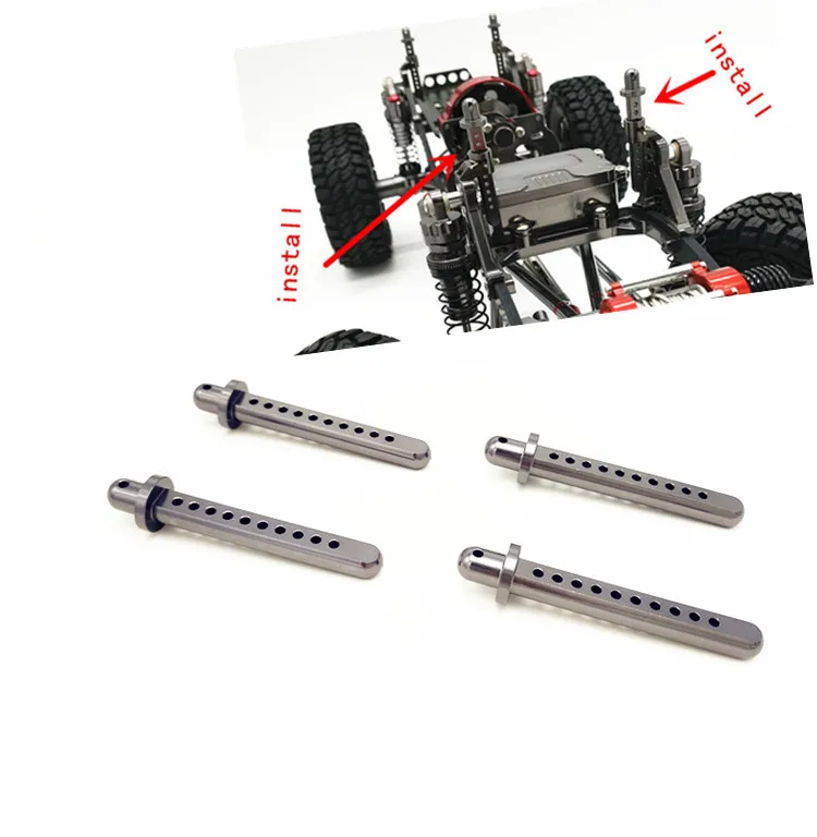 

Metal Axial SCX10 spare part Body Post share with SCX-10 SCX10-15 For 1/10 Rock Crawler RC 1/10 RC Car Upgrade Shell Column