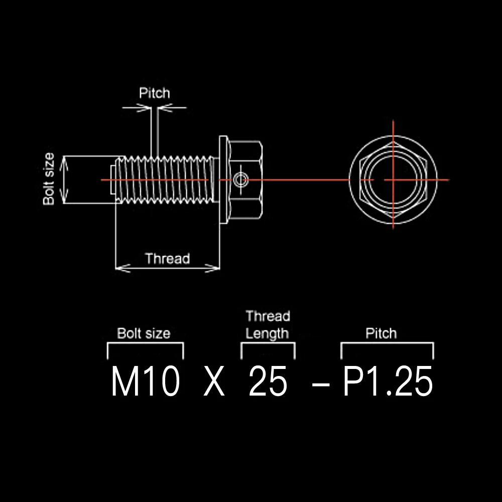 M10 x 1,25 шаг одиночный банджо-Болт Винт для тормозного шланга Brembo главный цилиндр для Honda CBR Kawasaki Yamaha Suzuki 600 750