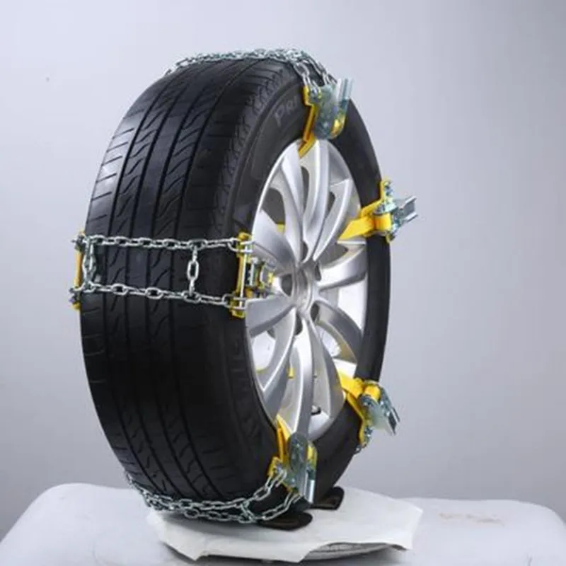 1 X Manganese Steel Durable Car Non-slip Chain Easy Application Tire Anti-skid Belt for Snow Road Ice Road Sand