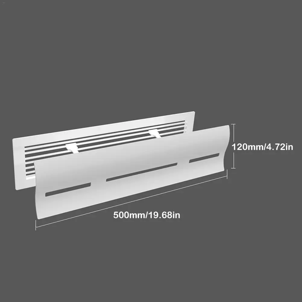 

Central Air Conditioning Windshield, Safety Adjustable Wind Deflector Anti Direct Blowing Universal Baffle for Living Room/Bedro