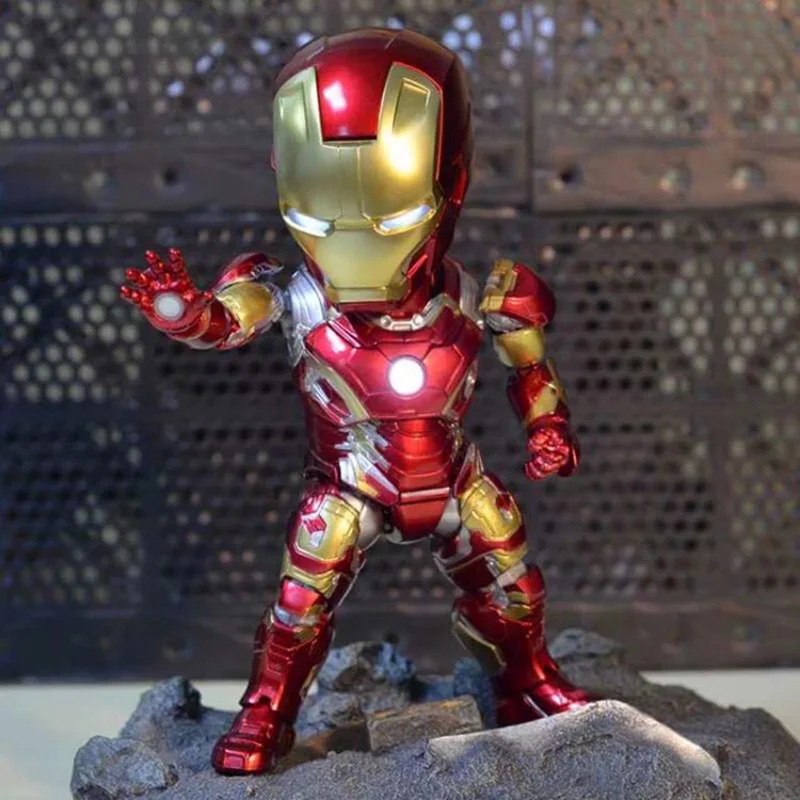 Iron Man Mark 43 Variant Action Figure 1/8 scale painted figure Light