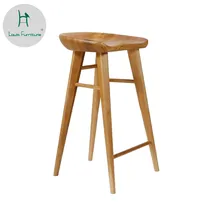 Луи мода твердой древесины бар обеденный скандинавские бревна Простой Досуг высокие табуреты стол стулья исследование