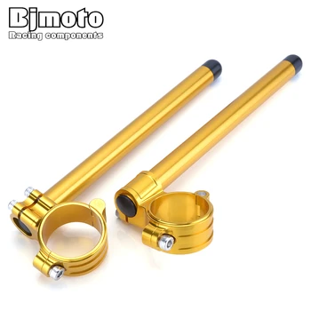 

BJMOTO Pair Cafe Racer 7/8" 55mm Motorcycle Handlebar Clip On Ons Fork Split Handle Bar Handle Bar