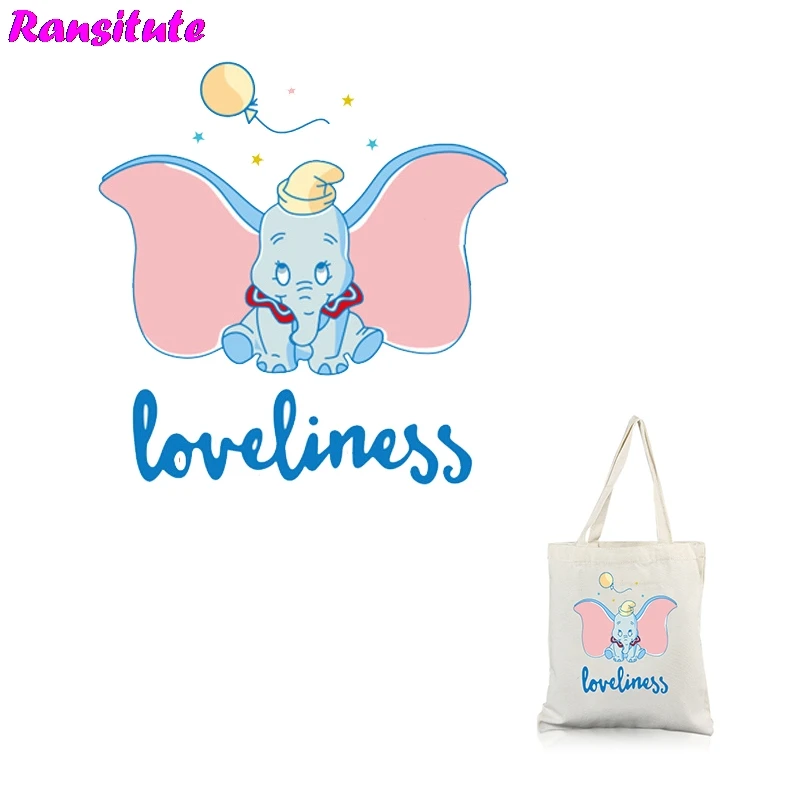 

Ransitute R313 Dumbo Series 1 Clothing Printing Thermal Transfer T-shirt Applique Backpack Patch Washable Heat Transfer