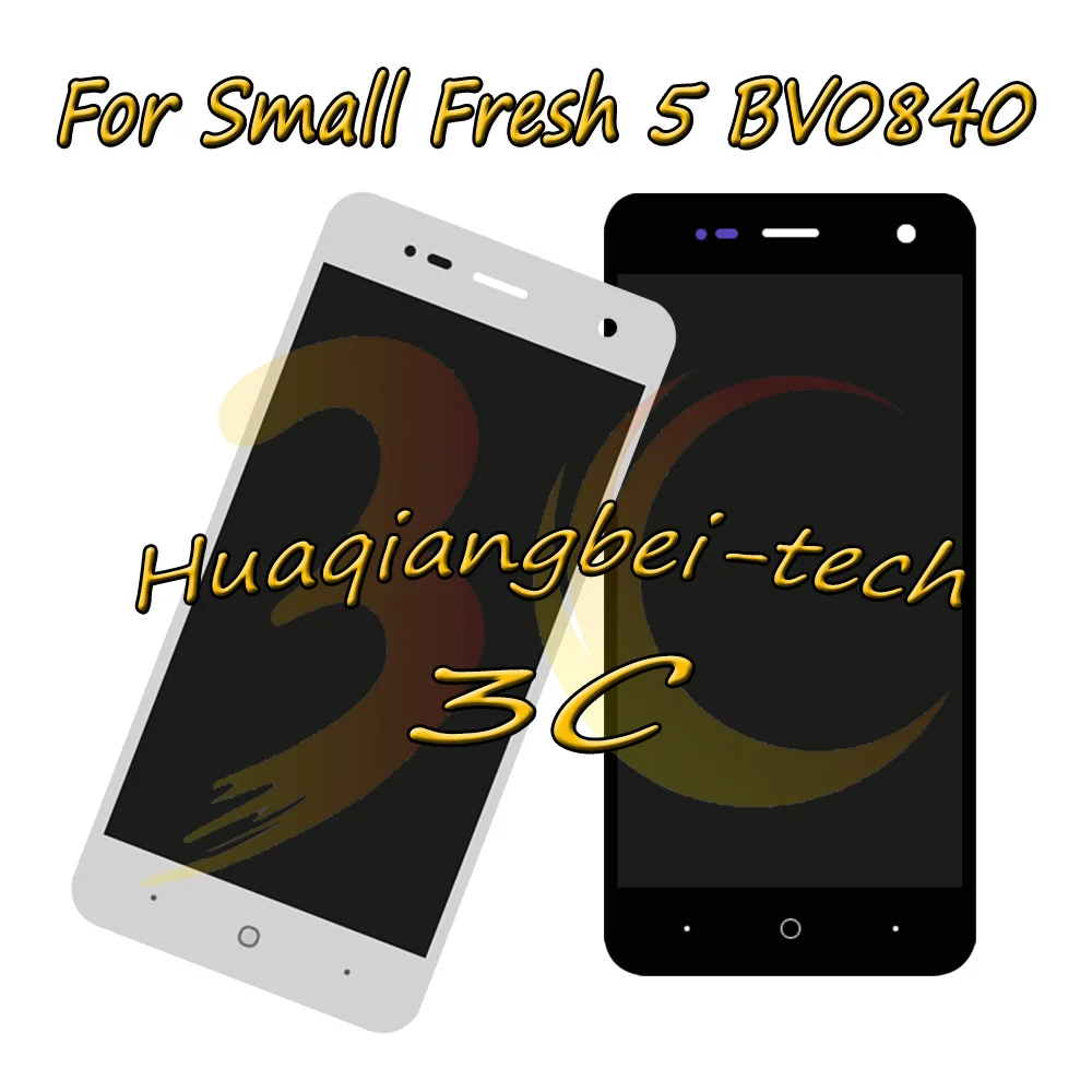 

5.0'' New For ZTE Small Fresh 5 BV0840 Full LCD DIsplay + Touch Screen Digitizer Assembly Black / White 100% Tested
