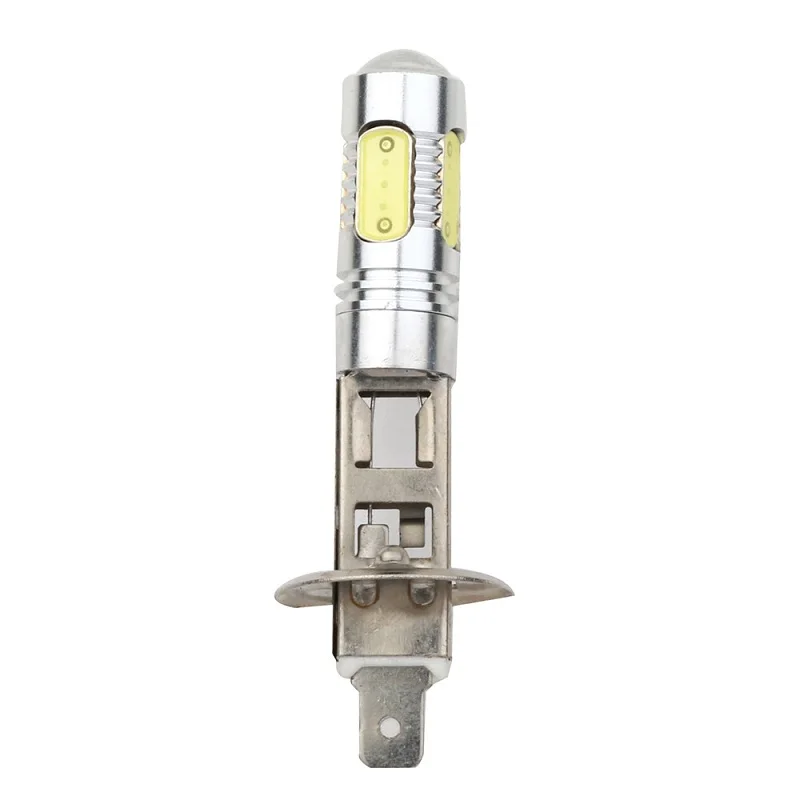 

Car Fog Lamp Waterproof 1pcs H1 7.5W High Power COB Car White LED Fog Light Head Lamp Bulb 6000K DC 12V Driving Fog Lamp Bulbs