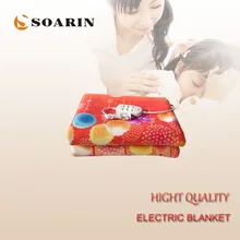 SOARIN электрическое одеяло плюшевое нагревательное одеяло двойной переключатель Manta Electrica 220 v Электрический матрац для Beds150x180cm