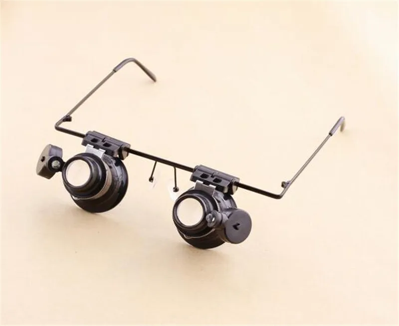 Buy 20x Magnifying Glasses with LED lights Professional Head wearing Mgnifiers
