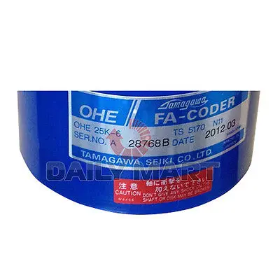 

DHL/EMS New TAMAGAWA OHE85-25000C/T-P4-L6-5V TS5170N11 OHA Fa-Coder Encoder Industrial