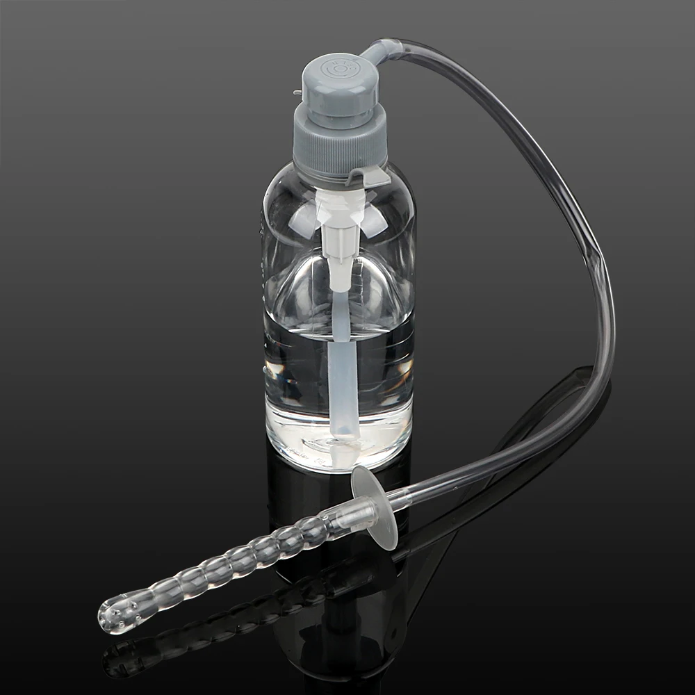 300ML Lubricant Oil Pump Plug Anal Washer Women Vaginal Shower Men Butt Cleaner