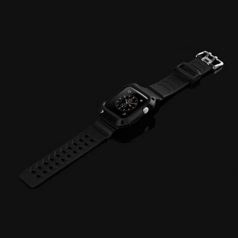 Противоударный Защитный чехол ремешок для наручных часов Apple Watch Series 5/4/3/2/1 44 мм 40 мм, 42 мм, 38 мм, ремешок для Аксессуары для iwatch