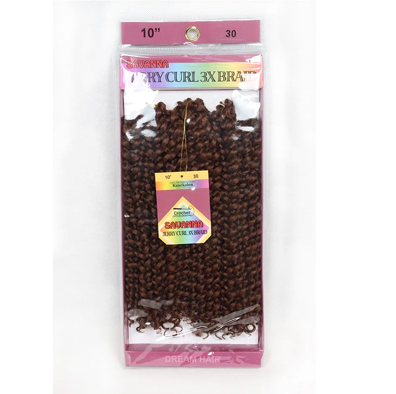 

2017 new hairstyles Pre Loop Braid Jerry Curl Braids for Black Women Synthetic Hair Crochet Braids Bahamas Curl hair extension