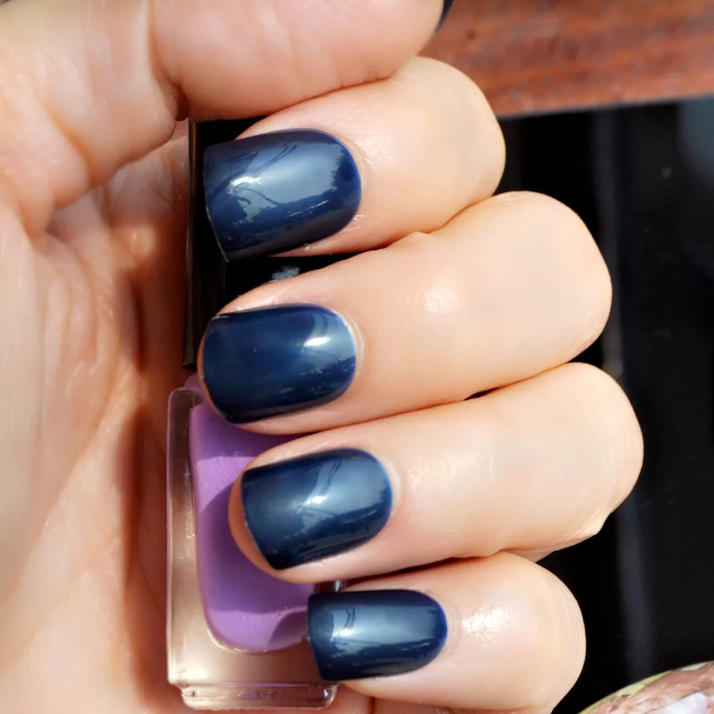 081 25 De Réductionmode Bonbons Plat Faux Ongles Bleu Foncé Ongles Conseils Artificiels Ongles Manucure Ongles Art Quotidien Style 481 In Faux