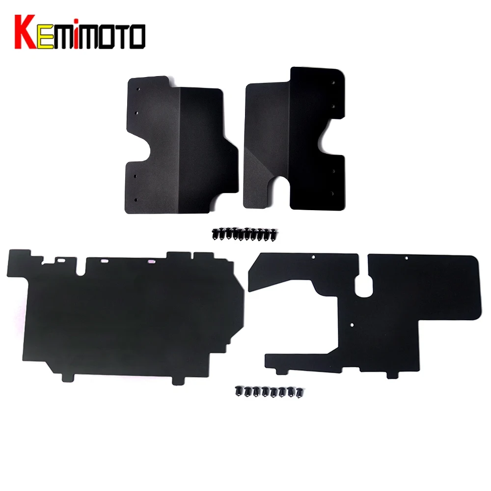 

KEMiMOTO Mud Rock Protection Battery Gas Tank Side radiator protection panels UTV for Polaris General 1000 RZR XP 1000 RZR 900