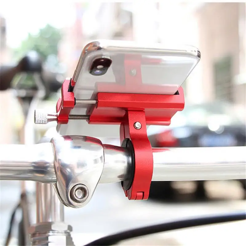 2019 New Mount Bracket Handlebar Clip Stand Bicycle Adjustable Phone Holder Anti-Slip Bike For 3.5-6.2inch Phone Bicicleta