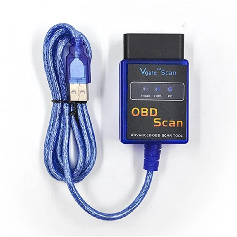Популярный автомобильный детектор с USB интерфейсом ELM327 v1.5 OBD 2 диагностический