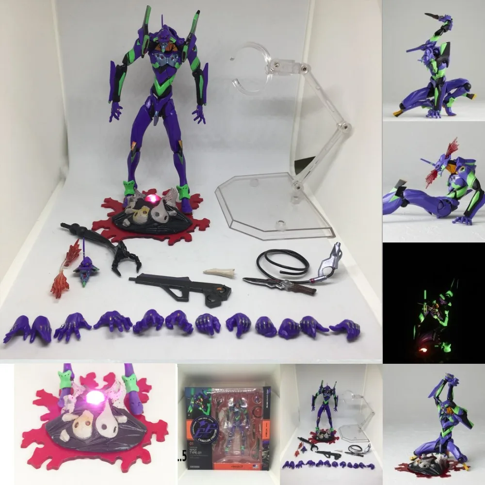 EVA Neon Genesis Evangelion EVA-01 TEST TYPE 01 Action Figure Toy Doll  (5)
