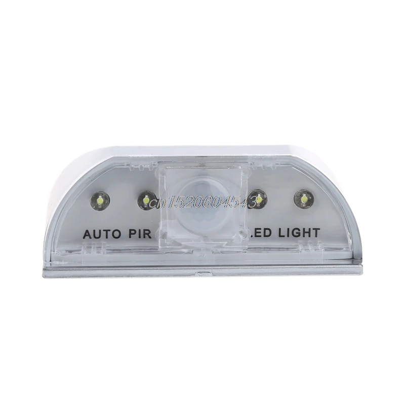 4 светодиодный PIR инфракрасный датчик движения домашняя дверная подсветка замочной скважины лампа R09 и Прямая поставка