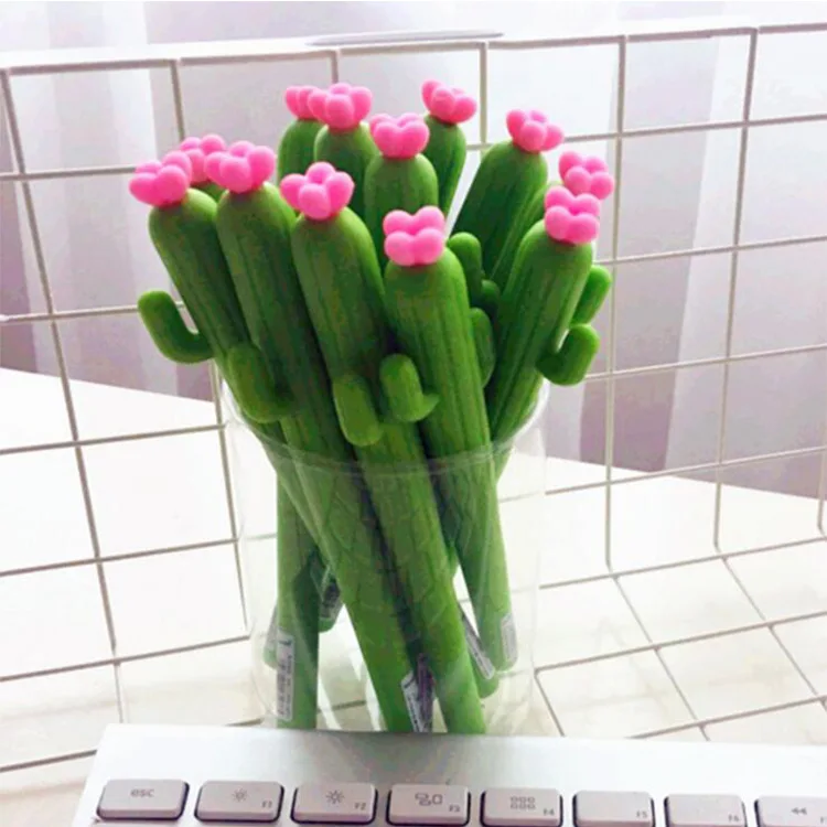 1pc-Silica-gel-Cactus-Gel-Pens-Kawaii-School-Supplies-Office-Stationary-kute-funny-cartoon-stationery-Gel (1)
