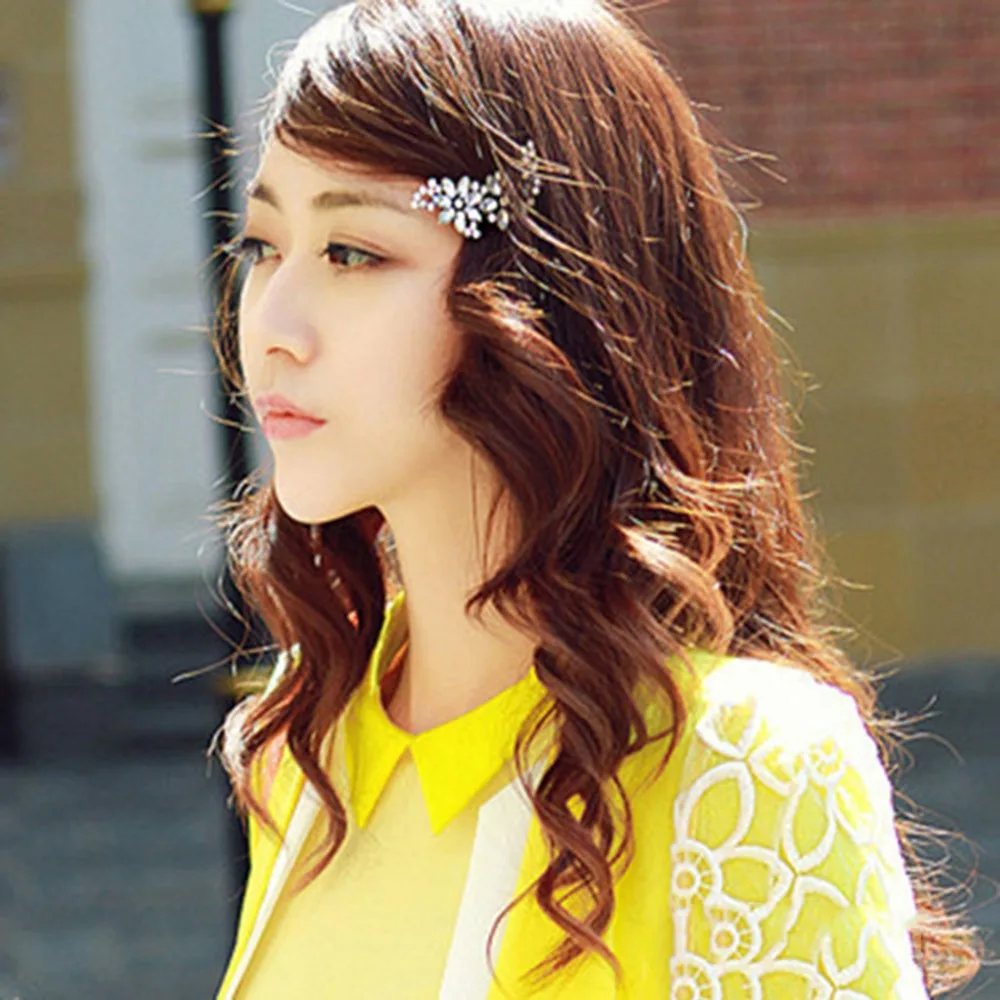 Hair Clips Women's Bride's Bridesmaid's Rhinestone Flower Crystal Hair Clip Comb Jewelry