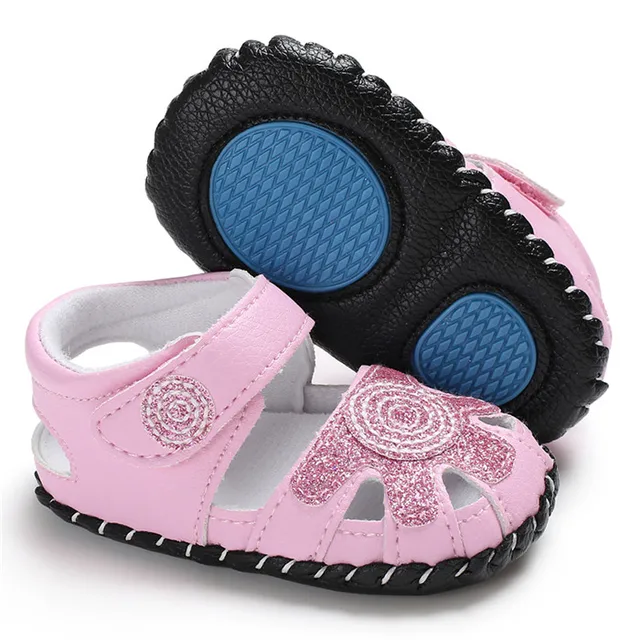 New Summer Baby Girl Soft Rubber Soled Non slip Cute Princess Toddler