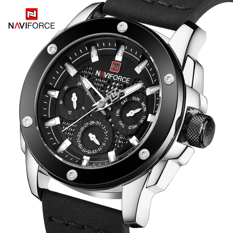 NAVIFORCE Mens watches Leisure Quartz Wristwatch Luxury Brand man