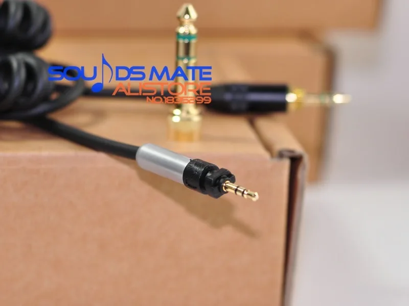 Replacement Coiled Dj Cable Wire Line Cord For Philips SHP 9000 8900 For Shure SRH 940 840 750 440 Headphone 1M 3M