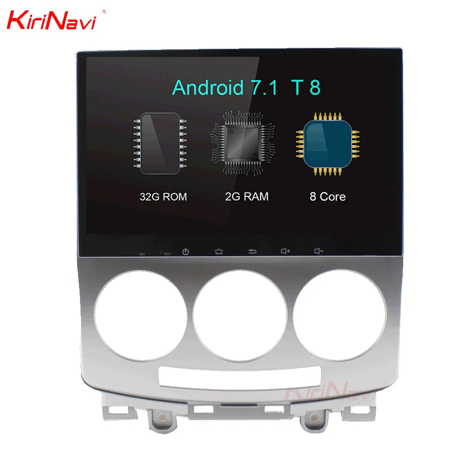 KiriNavi 9 Octa Core Android 7 1 Car Audio For Mazda 5 GPS Navigation System Stereo