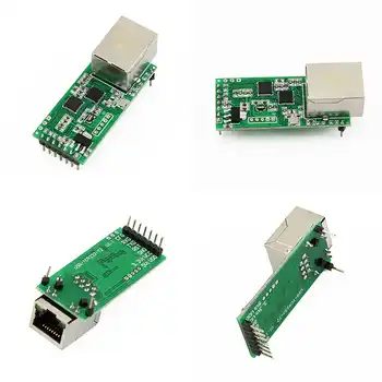 Q18042-10 10PCS USR-TCP232-T2 Tiny Serial Ethernet Converter Module Serial UART TTL to Ethernet TCPIP Module