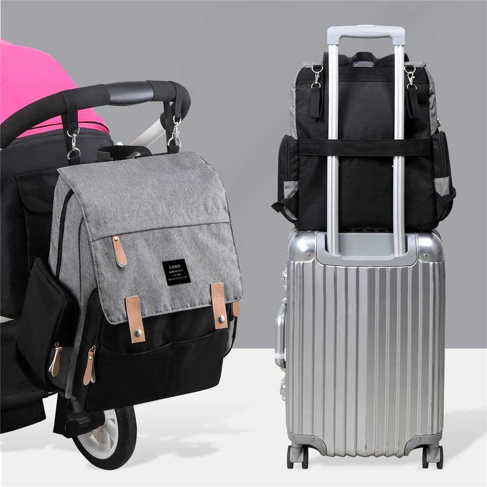 Детские сумки для мам, сумка для подгузников, рюкзак для мам, коляска для близнецов, органайзер для детей, большая вместительность, водонепроницаемые дорожные сумки
