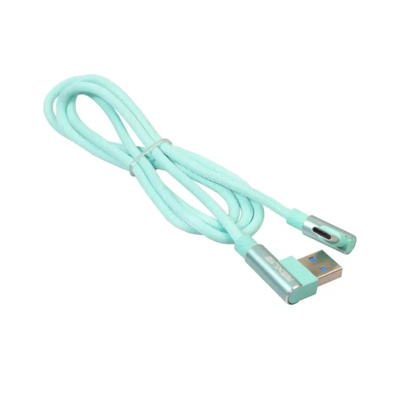 العالمي USB 2.0 إلى نوع-C كابل شاحن الهاتف ، زاوية الحق مضفر عالية الجودة سريع كابل شحن ل الهاتف المحمول/اللوحي
