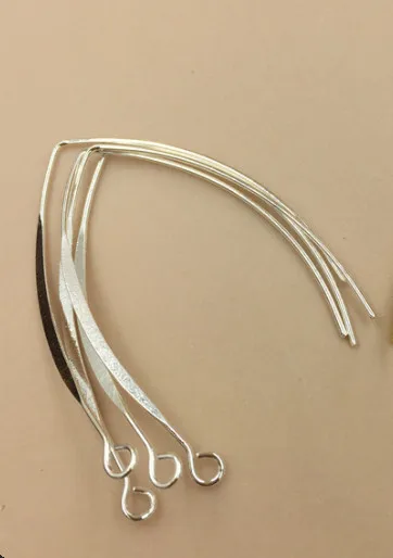 20 шт V-shape металлические серебряные ушные провода французский крючок Висячие серьги-капли аксессуары для принадлежности для поделок своими руками - Цвет: Silver