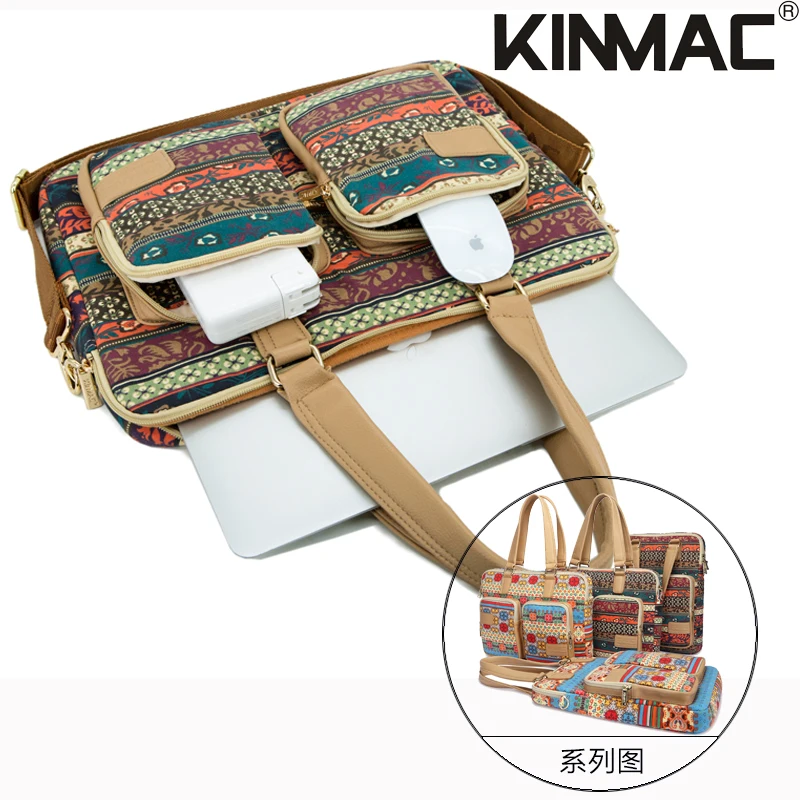 KINMAC laptop case casual shoulder laptop bag For Mac Apple HP Lenovo