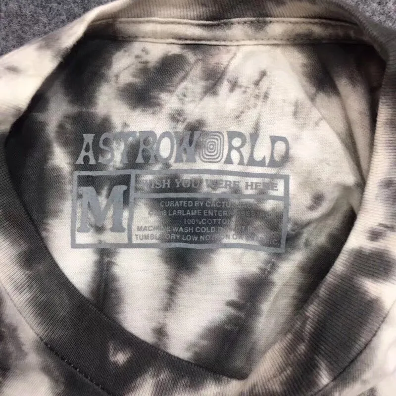 19ss с изображением Трэвиса Скотта Astroworld No bystomers Футболка мужская W 1:1 Лучшие качества летние футболки с изображением Трэвиса Скотта ASTROWORLD футболки