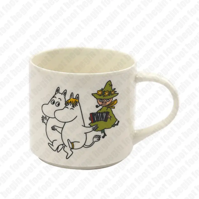 Moomin мультфильм кружка Snorkmaiden Snufkin Little My Sniff The Snork Stinky Mymble Caneca кофейная чашка Muumi подарки для детей - Цвет: Singing