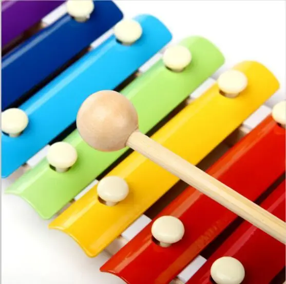 M-WS деревянный ксилофон 8-Note музыкальный инструмент для младенцев детский музыкальный инструмент Xilofone обучающие материалы по Монтессори фортепиано T