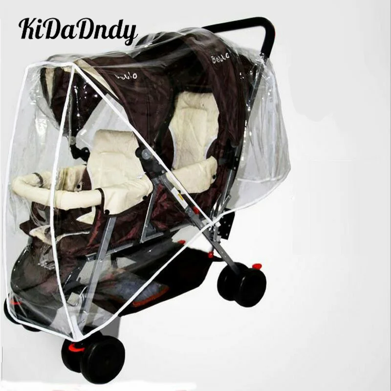

kidadndy Twin Stroller Cover Wind Cap Before And After The Double About Environmental Tasteless Cart Rain Cover LMY088