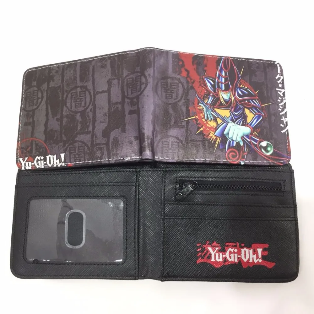 Кошелек Yu Gi Oh Дуэль монстров с логотипом двойной складной кошелек для мальчиков и