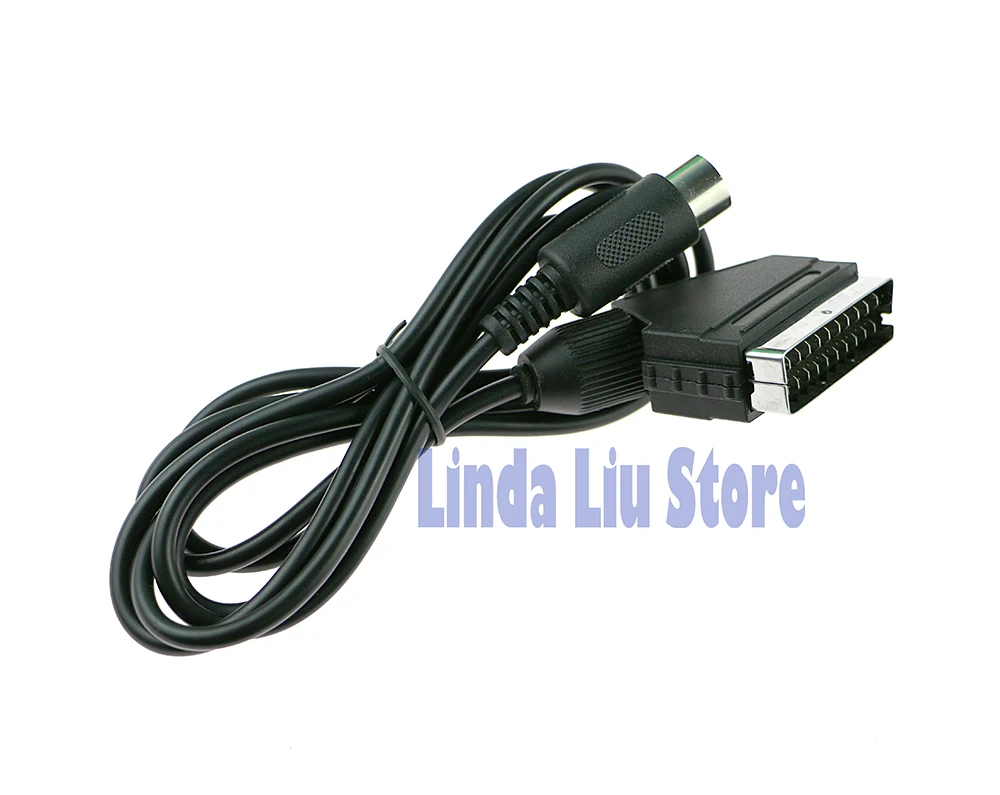 ChengChengDianWan 1 8 м RGB Scart видео кабель ТВ ведущий MD для Sega Genesis Mega Drive MD1 PAL V pin 2 шт./лот|md|md