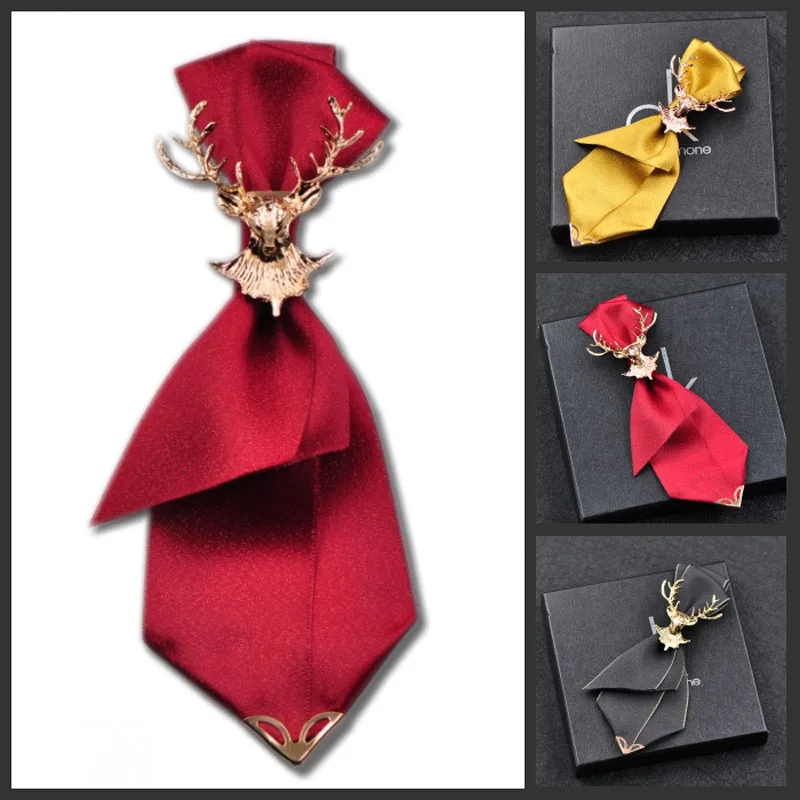 

New Free Shipping fashion Men's male New deer head wine red bow tie male married Korean wedding dress groom groomsman stage