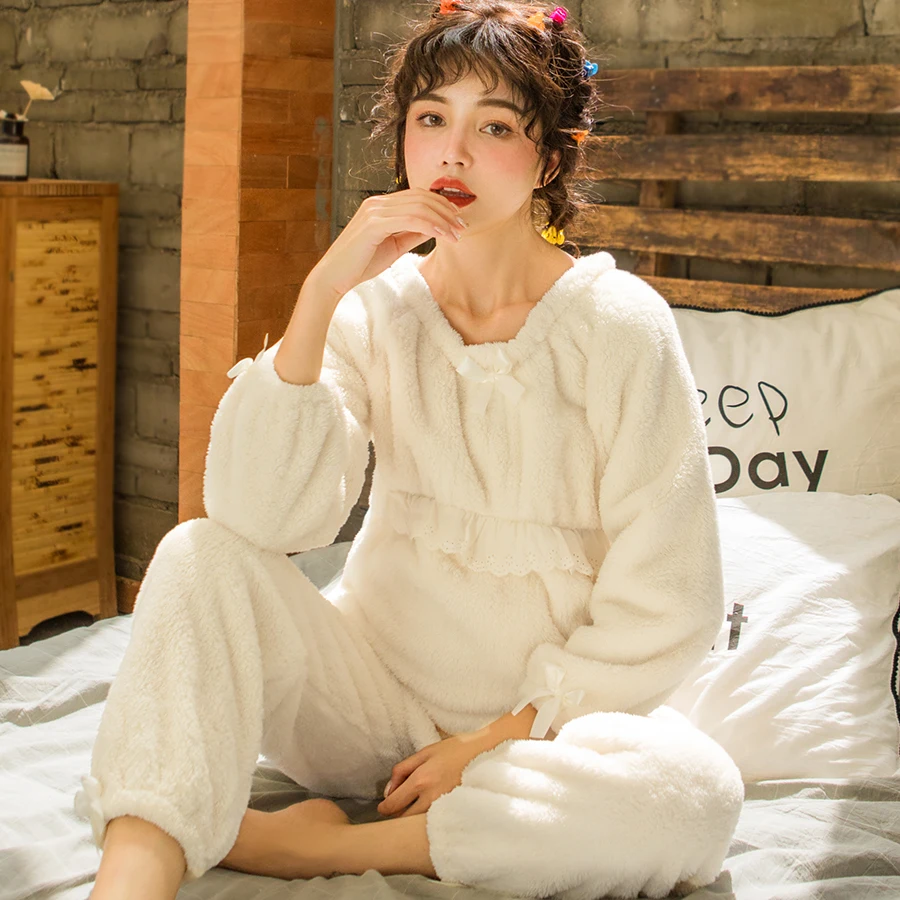 Nursing Pajamas Maternity Nightwear Pregnancy Clothes Winter Flannel Soft Comfortable Breastfeeding Nightwear Homewear Set A209 Nursing Pajamas Maternity Nightwear Pregnancy Clothes Winter Flannel Soft Comfortable Breastfeeding Nightwear Homewear Set A209